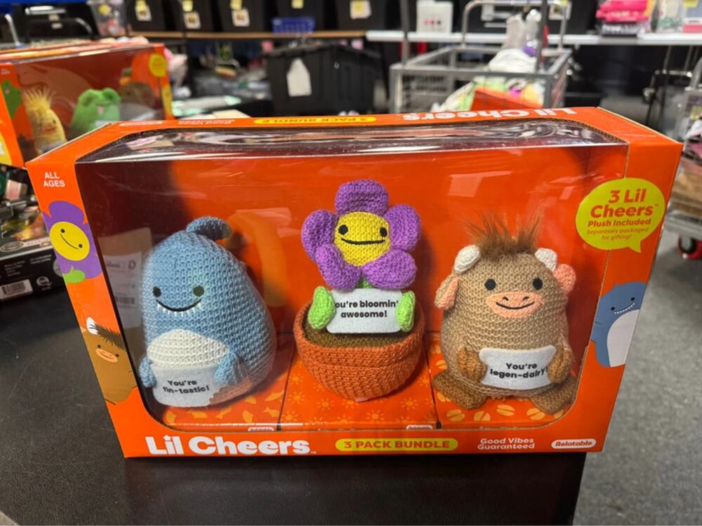 NWT 3 Pack of Lil Cheers Good Vibes Plushies